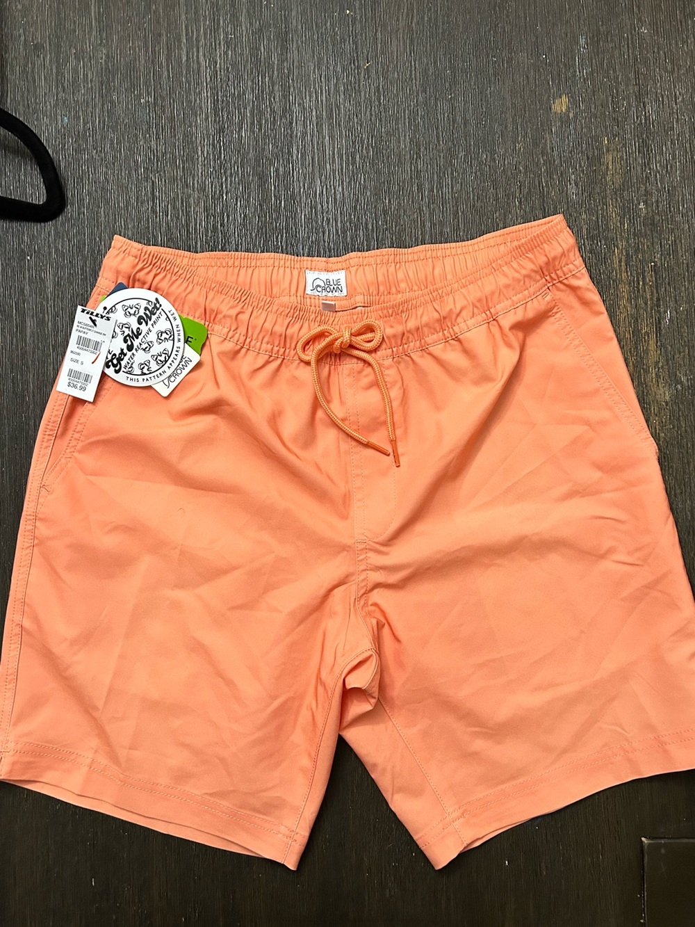 Men's Coral Drawstring Hybrid Shorts